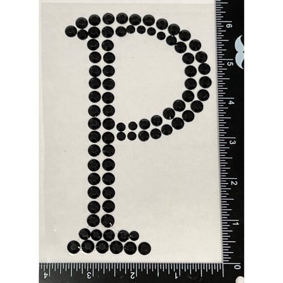 Recollections Halloween Bling Rhinestone Gem Embellishment Letter P 422464 - Picture 3 of 3